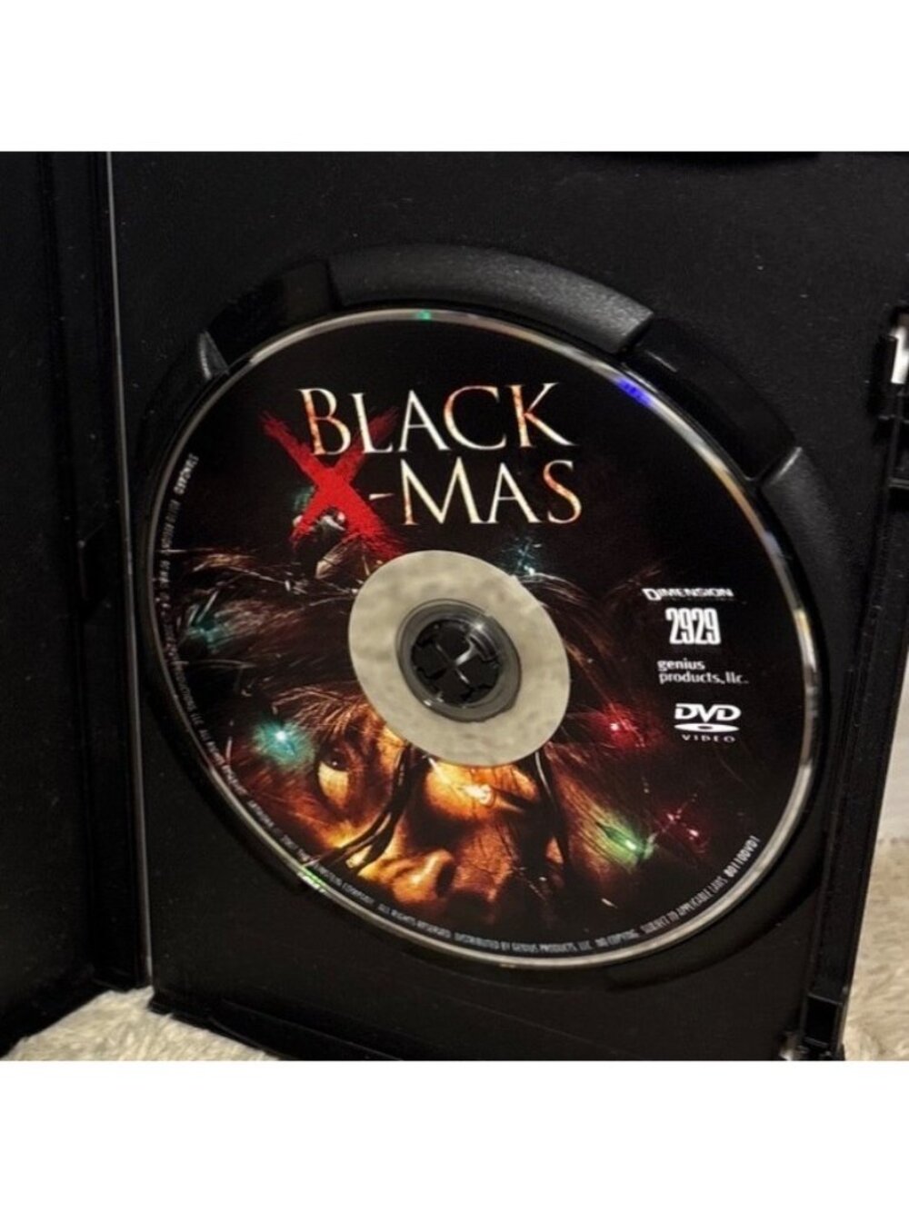 Horror DVD Lot of 2 Black X-Mas & Boo Thriller Scary Movies Halloween - Picture 11 of 11